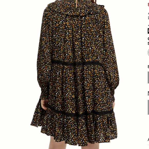 Scotch & Soda Tiered Mini Dress XL - Picture 3 of 6